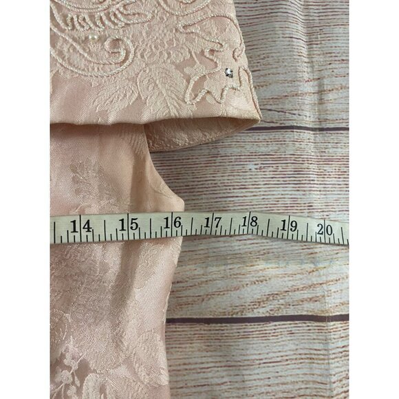 Vintage Cache Petites By Bari Protas Women's Embellished Cocktail Dress - 8 - Picture 8 of 14